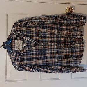 Frank & Eileen Barry Crinkle Shirt Size Medium